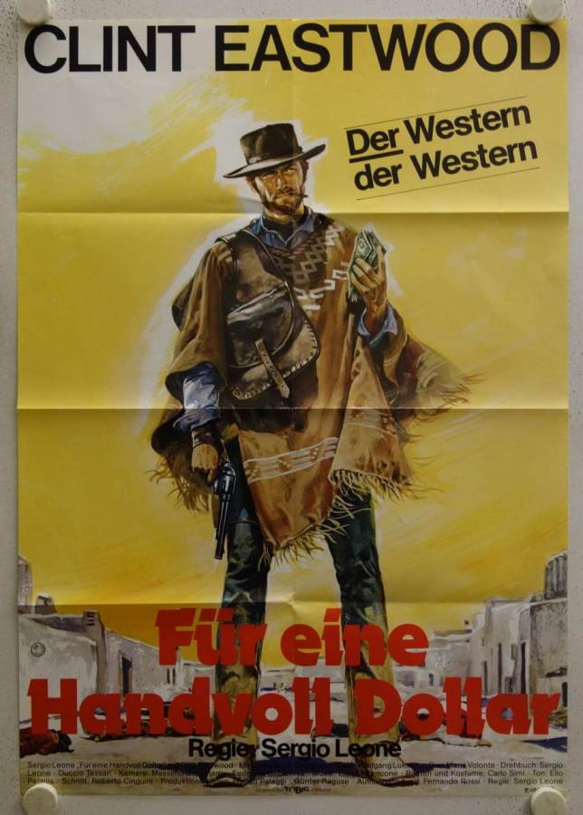 A Fistful of Dollars re-release german movie poster